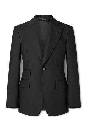Tom Ford Shelton Wool and Mohair-Blend Suit Jacket