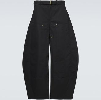 sacai x Carhartt WIP cotton barrel-leg pants