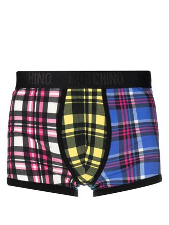 Moschino Boxer con stampa - Nero