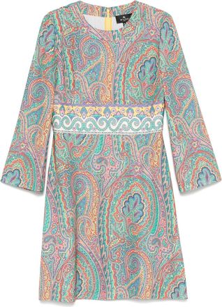 Etro Abito midi con stampa paisley - Verde