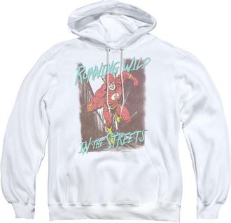 Gildan Justice League of America Running Wild Adult Pull Over Hoodie / Hooded Sweatshirt