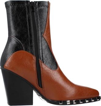 Noa Harmon Enkellaarsjes - Dames - Cowboylaarzen - Bruin - 38 EU - Schoenen