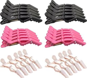 OEM Pinzas Para El Cabello, Dise&ntilde;o Antideslizante, Pl&aacute;stico Resistente, Surtido De 30 Piezas