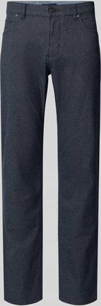 Christian Berg Straight Fit Hose mit Eingrifftaschen in Marine, Größe 32/30