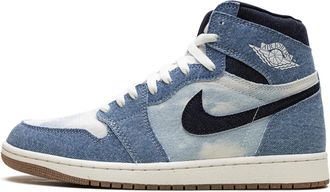Nike Air Jordan 1 Retro High OG Mens Trainers FQ2947 Sneakers Shoes (UK 8.5 US 9.5 EU 43, Summit White Obsidian 100)
