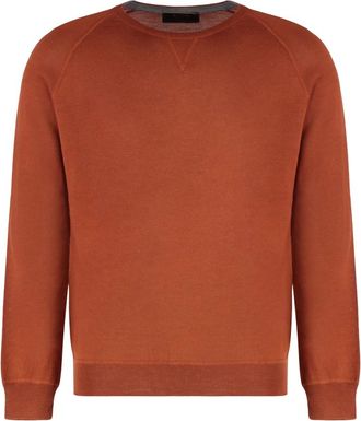 Moorer Truien - Heren - Ronde hals truien - Oranje - XL - Truien & Vesten