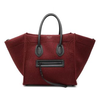Celine Pre-owned Celine Medium Felt Phantom Luggage Tote Ladies DBMJH0M3T1LGKOKU