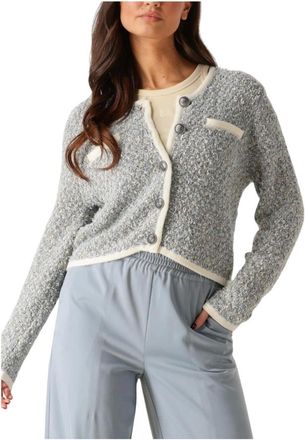Gestuz Truien & Vesten, Dames, Blauw, XL, Gznalin Cardigan