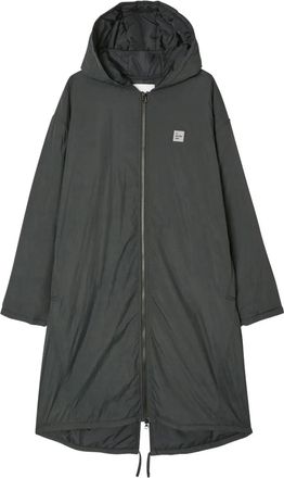 American Vintage Parka Zotcity con applicazione logo - Grigio