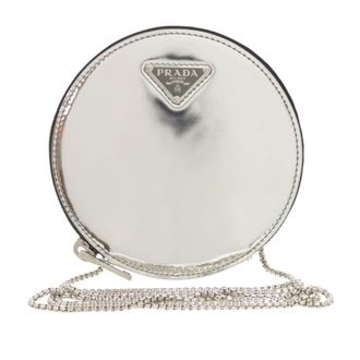 Prada Pre-owned Prada Spazzolato Round Chain Coin Crossbody Ladies NN9BXDOQYM9V3R3B