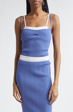 Diesel M-Zarrina Layered Tank in Blue Star at Nordstrom, Size Xx-Small