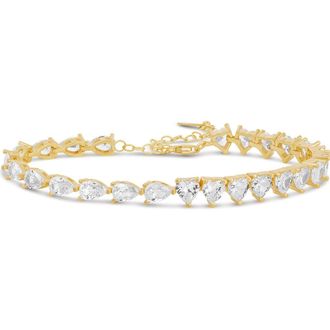 SHYMI Tennis Bracelet in Gold at Nordstrom