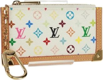 Louis Vuitton Pre-owned Mini Bags, female, Multicolor, Size: ONE SIZE Pre-owned Canvas Wallet