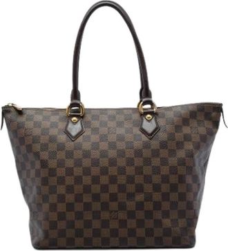 Louis Vuitton Pre-owned Saleya MM - Dames - Vintage Handtas - Bruin - ONE Size - Vintage