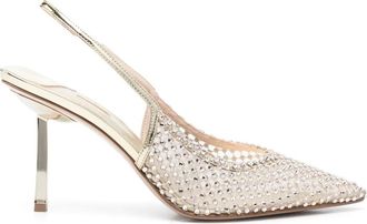 Le Silla 70mm Gilda slingback pumps - Gold