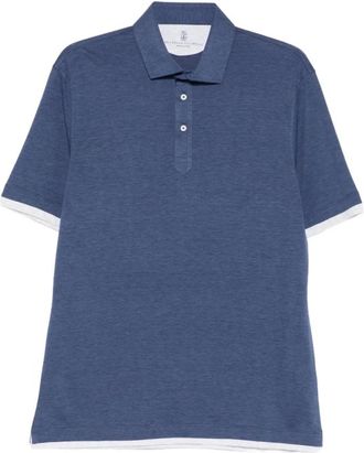Brunello Cucinelli Hombre, Camisetas, Azul, Talla: M