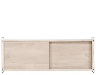 VE DESIGN Wandschrank Paris 122 x 48 cm, Whitewassh