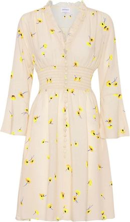 Americandreams Sally Short Dress - Dames - Korte kleedjes - Beige - M - Kleedjes