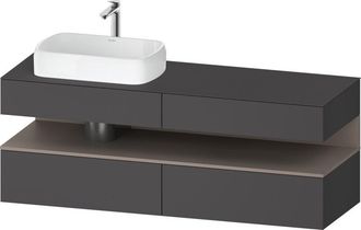 Duravit Qatego Consola Mueble Bajo Lavabo, 2 Extensiones, 2 - Duravit