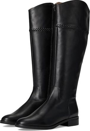 Jack Rogers Adaline Riding Boot Leather Womens Boots Black : 7 M