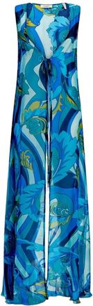 Guess Abito Lungo da Spiaggia - - Swimwear - Donna - Multicolore - XS
