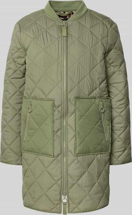 Christian Berg Relaxed Fit Steppmantel mit Stehkragen in Lind, Größe 34