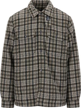 Woolrich Alaskan Check Overshirt - - Jackets - Uomo - Beige - L