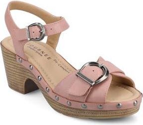 Journee Collection Sisilia Ankle Strap Platform Sandal in Blush at Nordstrom Rack, Size 10