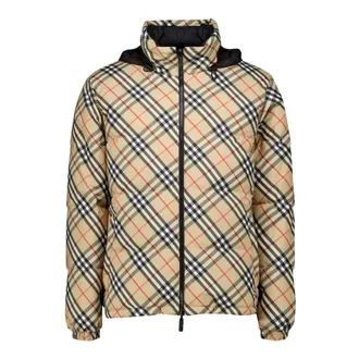 Burberry Heren, Jassen, Beige, Maat: L Zijde