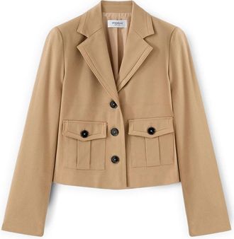 Motivi Safari Jas - Dames - Zomerjassen - Beige - XS - Katoen - Jassen