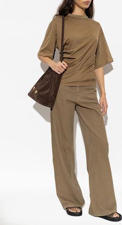 CHRISTOPHER ESBER Draped Top, Womens, Brown