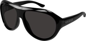 Gucci GG2270S 001 Womens Sunglasses Black Size 62 - Free RX Lenses - Free RX Lenses