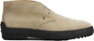 Tod's Tods, Lace-up Boots, male, Beige, Size: 10 1/2 US Winter Gommino Ankle Boots