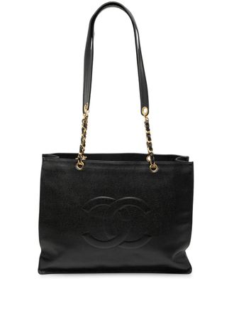 Chanel 1996-1997 CC Caviar tote bag - Black