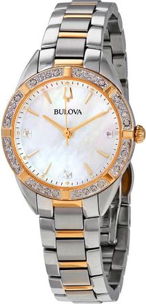 Bulova Sutton Quartz Crystal Ladies Watch 98R263