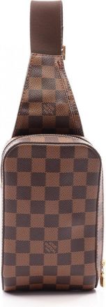 Louis Vuitton Damier Brown Ebene Coated Canvas Fanny Pack Sling Bag (Pre-Owned)