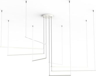 Lumicom Radius Lampara De Techo 8x Monocolor Mate