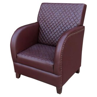 Wanderlust Deco Sill&oacute;n De Polipiel Marr&oacute;n 83x90x87