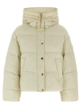 Pinko White Quilted Jacket
