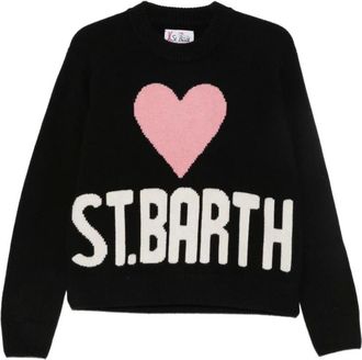 MC2 Saint Barth Kyla Crewneck - Knitwear - Mujer - Negro - S