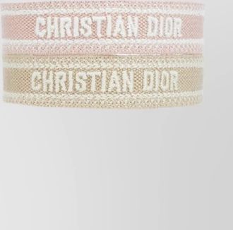 Dior adjustable woven texture tassel bracelets