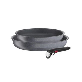 T-fal Juego De 2 Sartenes Antiadherentes De 22/26 Cm + Mango - L3969202 - Tefal