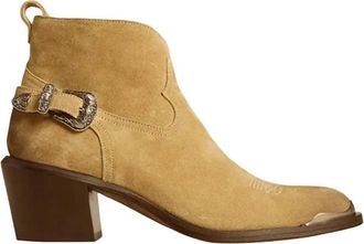 Golden Goose Womens Patty Ankle Boots In Sand