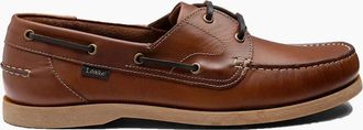 Loake Mens LOAKE PADSTOW BOAT SHOE BROWN WAXY - Size: 11