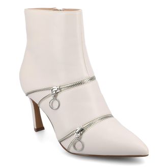 Journee Collection Journee Womens Catoa Zipper Detail Dress Booties