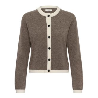 Inwear Truien & Vesten, Dames, Bruin, XS, Katoen, Cardigan