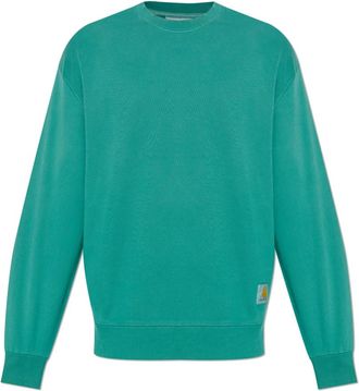 Carhartt Work in Progress Sweatshirts & Hoodies - Heren - Sweatshirts - Groen - L - Katoen - Hoodies & sweatvesten