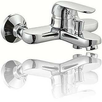 Trade Shop Trade Shop - Miscelatore Rubinetto Con Deviatore Vasca Da Bagno Monocomando Cromato 52955