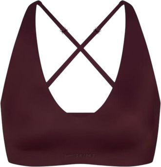 Nike (WMNS) Nike x SKIMS Shine V-Neck Bra Currant BRSPT5191W-CUR
