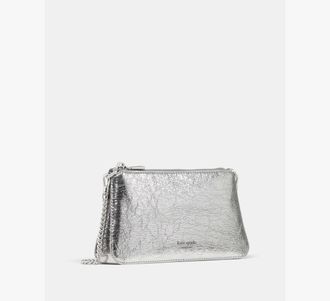 Kate Spade New York Grace Crinkle Metallic Pochette Bag